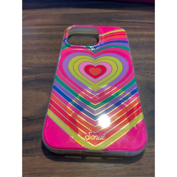 iPhone 14 Pro Max Sonix Colorful Heart Rainbow Case with MagSafe - Picture 2 of 4